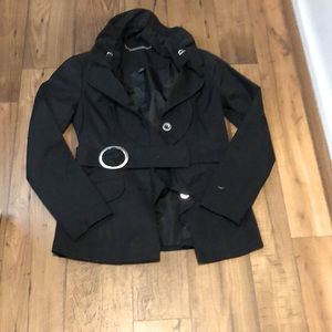 White House black market spring light black jacket